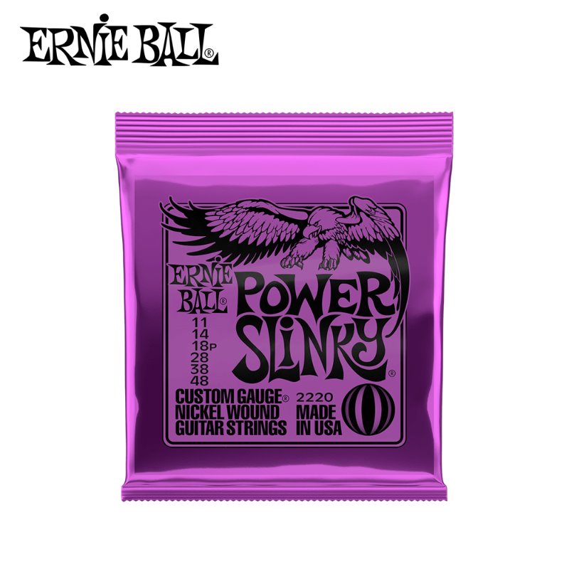 Ernie Ball 2220 Power Slinky Guitar Strings  .011 - .048 어니볼 일렉트릭기타 스트링