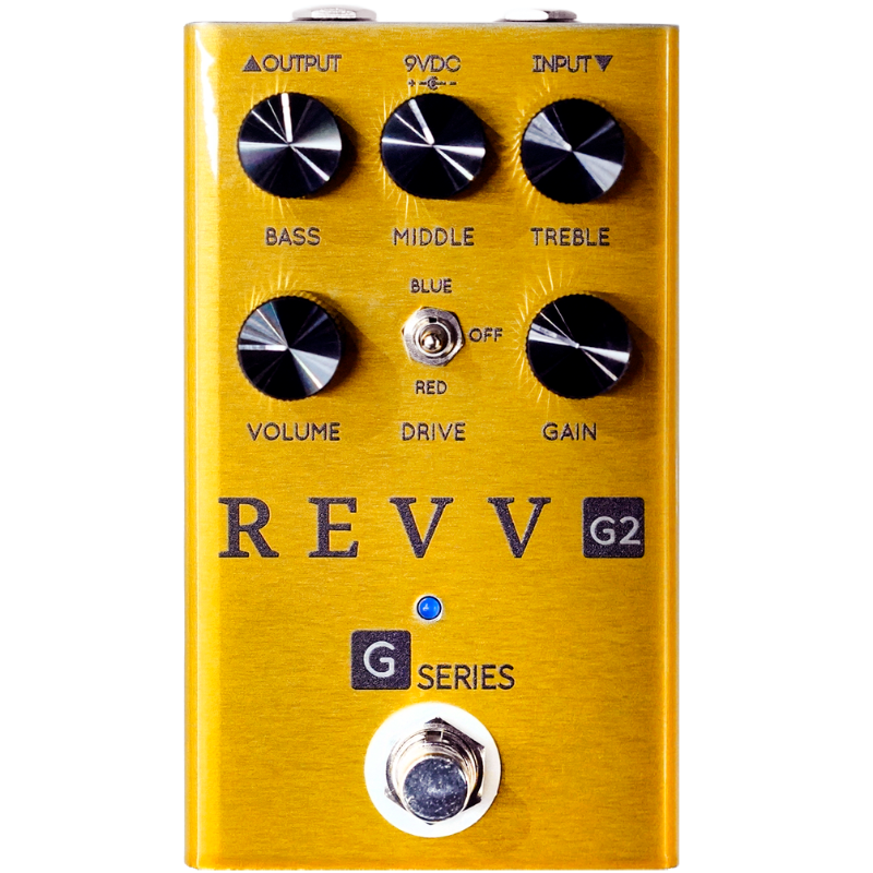 Revv G2 Dynamic Overdrive Pedal Gold Limited Edition (정식수입품)
