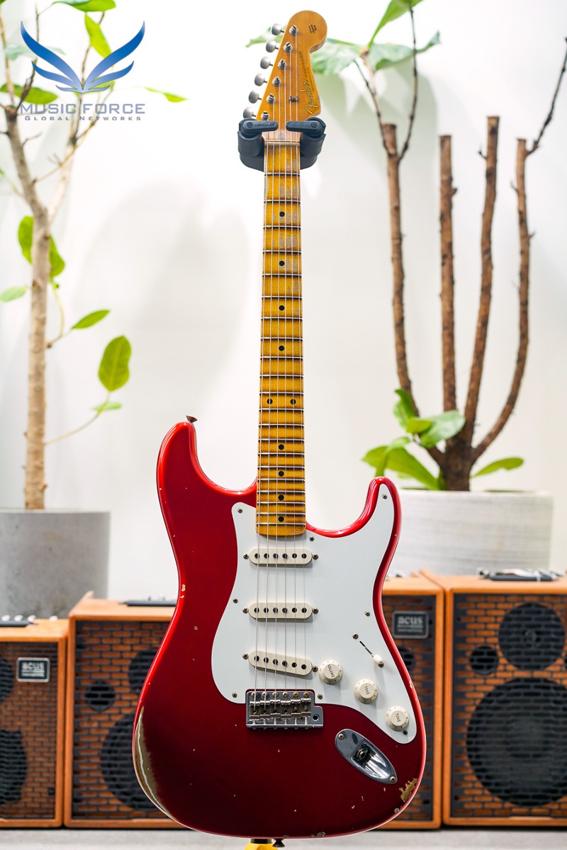 [2024 새봄맞이세일! (~5/31까지)] Fender Custom Shop 1958 Strat Relic-Faded/Aged Candy Apple Red (2022년산/신품) - CZ563053