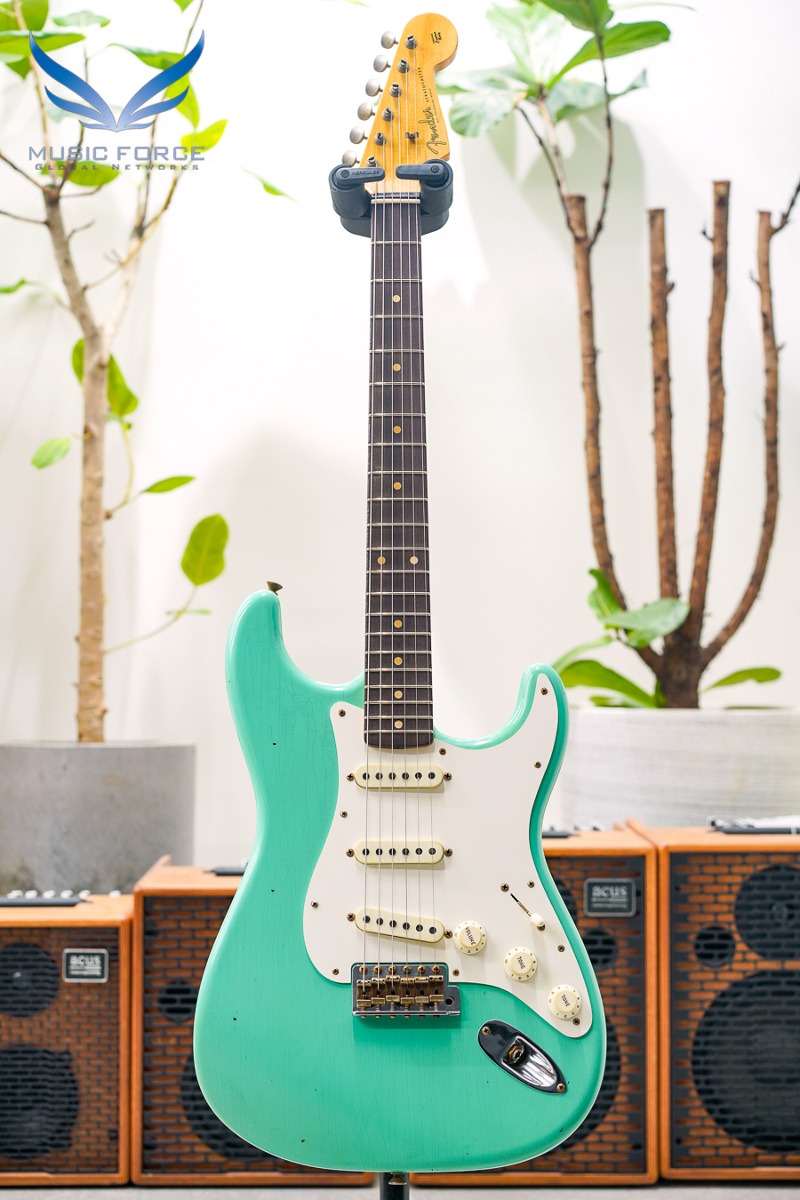 [2024 새봄맞이세일! (~4/30까지)] Fender Custom Shop Limited Edition 1959 Strat Journeyman Relic-Faded/Aged Seafoam Green (2021년산/신품) - CZ556215