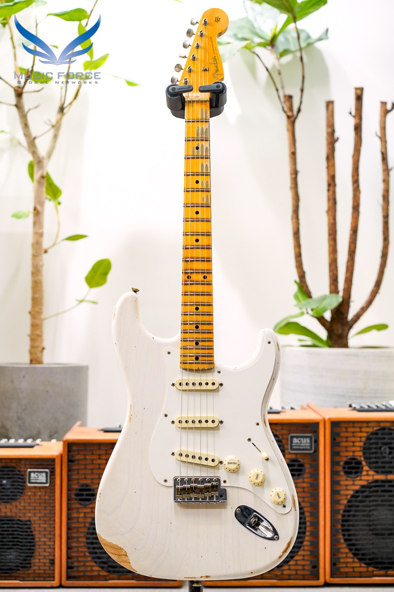 [2024 새봄맞이세일! (~4/30까지)] Fender Custom Shop 1957 Strat Relic-Aged White Blonde (2023년산/신품) - CZ569524