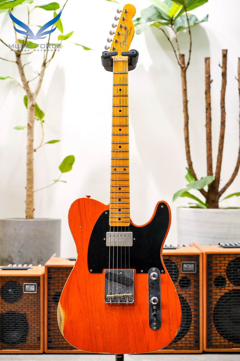 [구연식특가세일!] Fender Custom Shop Limited Edition 1952 Tele Relic-Aged Trans Sunset Orange w/Duncan Antiquity Humbucker (2019년산/신품)