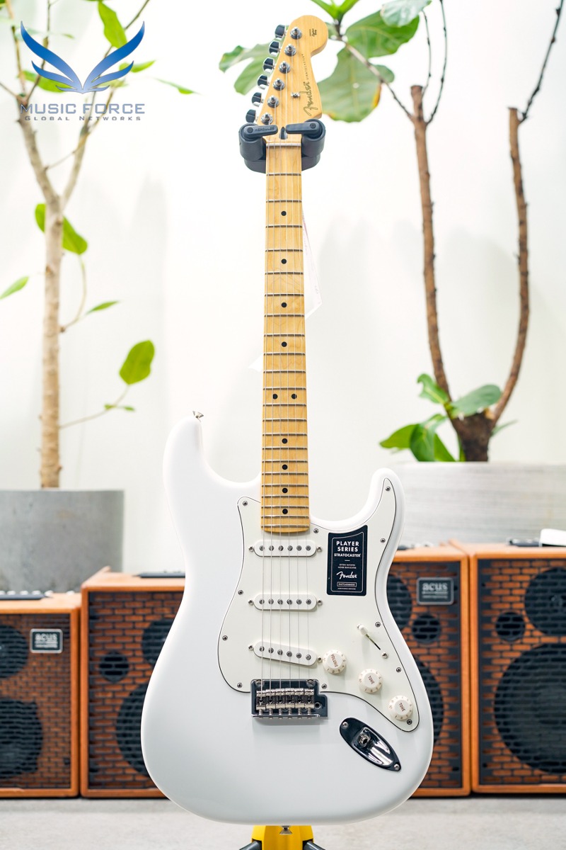 Fender Mexico Player Series Stratocaster SSS-Polar White w/Maple FB (신품) 펜더 멕시코 플레이어 스트라토캐스터 - MX23083979
