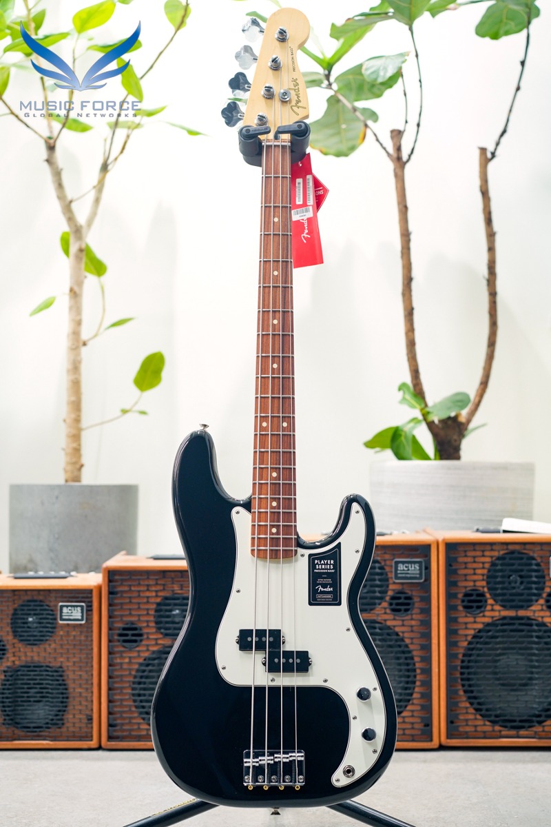 Fender Mexico Player Series Precision Bass-Black w/Pau Ferro FB (신품) 펜더 멕시코 플레이어 프레시전 베이스 - MX23151852