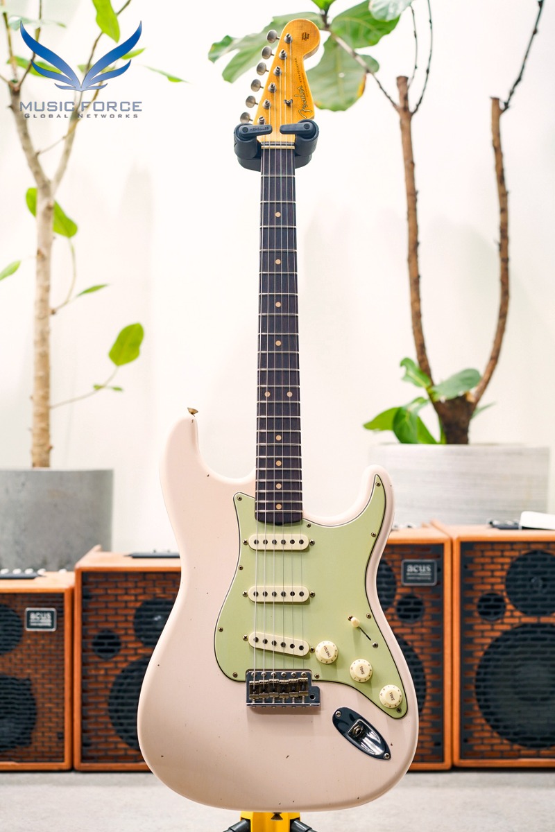 [2024 새봄맞이세일! (~5/31까지)] Fender Custom Shop Limited Edition 1959 Strat Journeyman Relic-Super Faded/Aged Shell Pink (2023년산/신품) - CZ570539