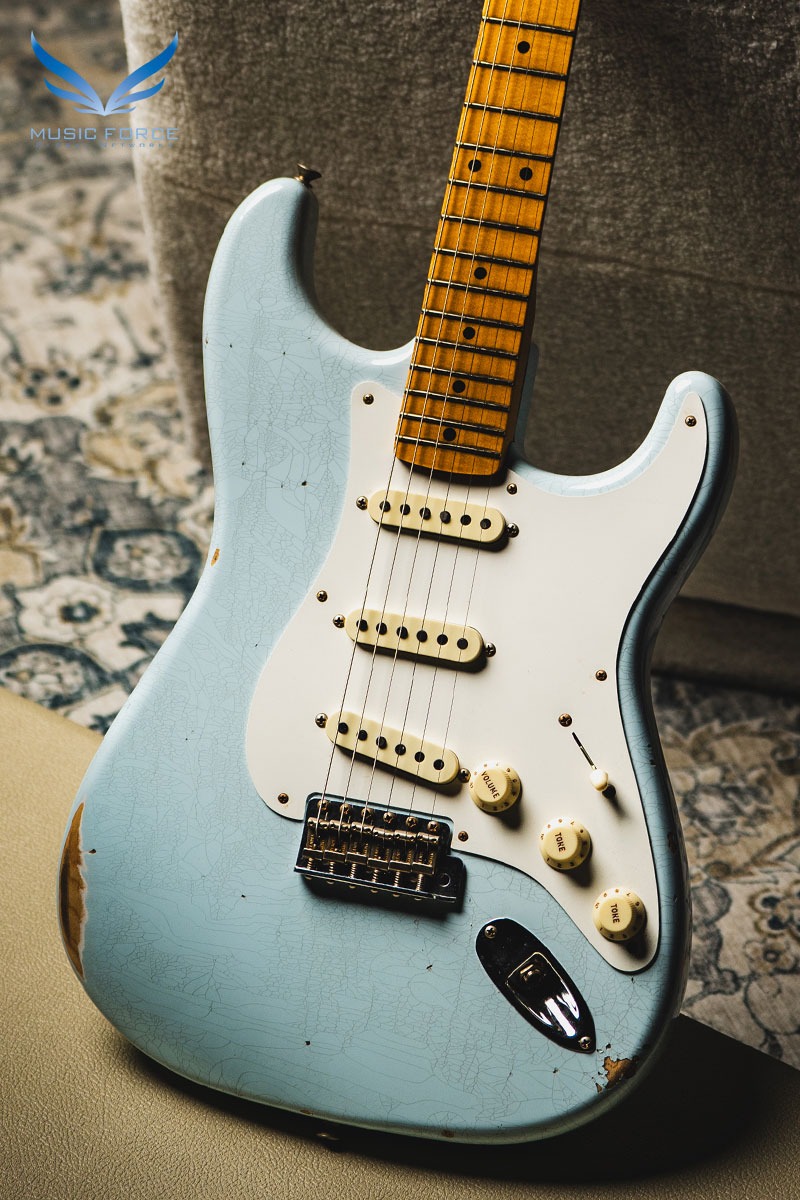 [2024 새봄맞이세일! (~5/31까지)] Fender Custom Shop Limited Edition 1956 Strat Relic-Faded Sonic Blue (2023년산/신품) - CZ571305