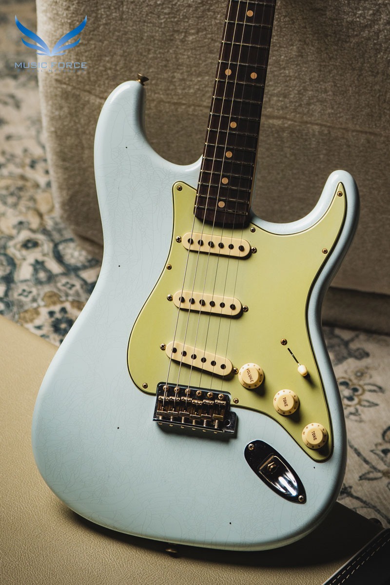 [2024 새봄맞이세일! (~5/31까지)] Fender Custom Shop Limited Edition 1959 Special Strat Journeyman Relic-Super Faded Sonic Blue w/AAA Flame Maple Neck (2023년산/신품) - CZ571743