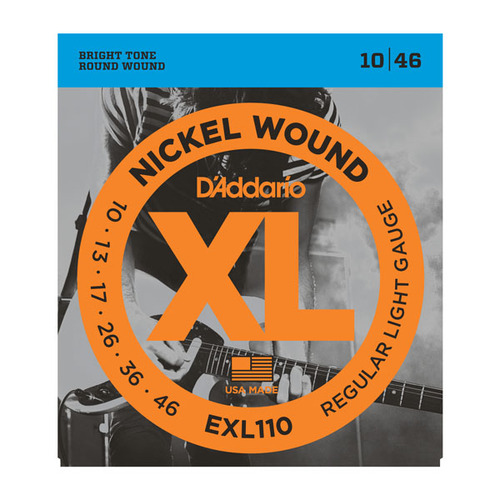 Daddario EXL110 Nickel Wound, Regular Light, 10-46 다다리오 일렉트릭기타 스트링