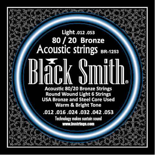 BlackSmith Acoustic 80/20 Bronze Strings 012/053 BR-1253
