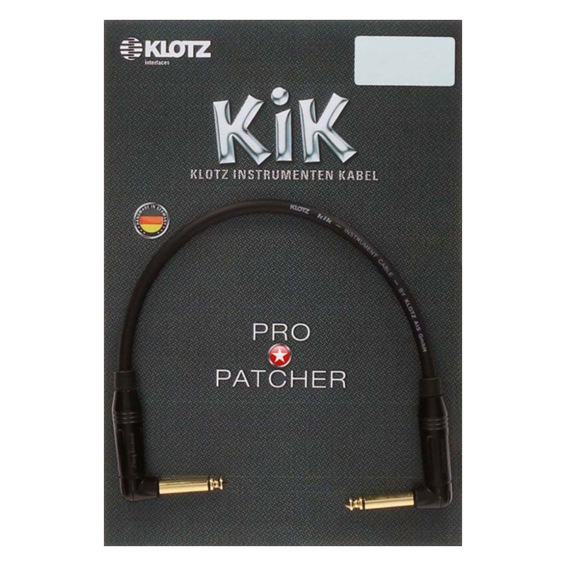 KLOTZ KIK PRO Pedal Patcher 기타 패치 케이블 30cm L-L