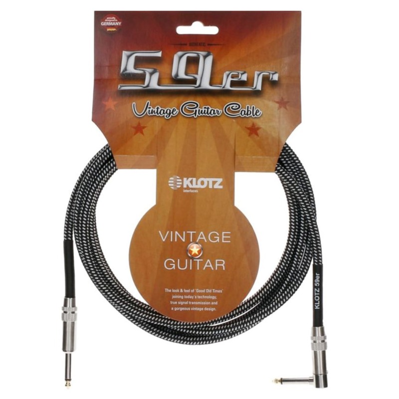 KLOTZ VINTAGE 59er Guitar Cable 기타 케이블 3M I-L