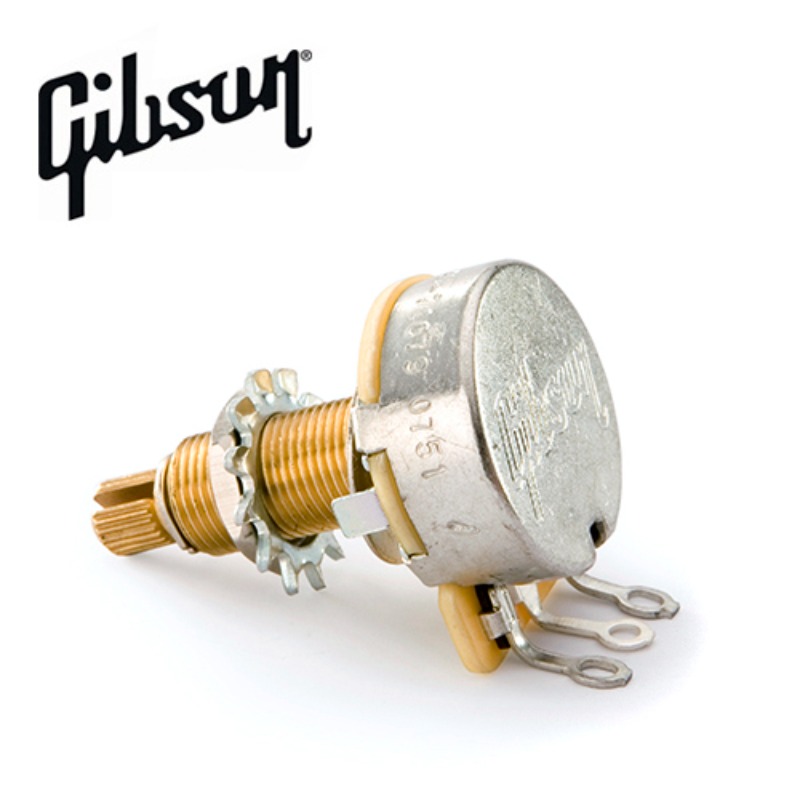 Gibson 500k Ohm Audio Taper / Long Shaft (PPAT-500)
