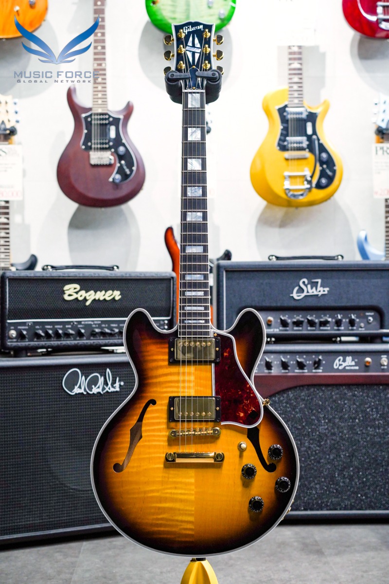 Gibson Custom(Nashville) CS-356 Figured Top-Vintage Sunburst w/Ebony Fingerboard &amp; Gold Hardware(신품) - CS200228