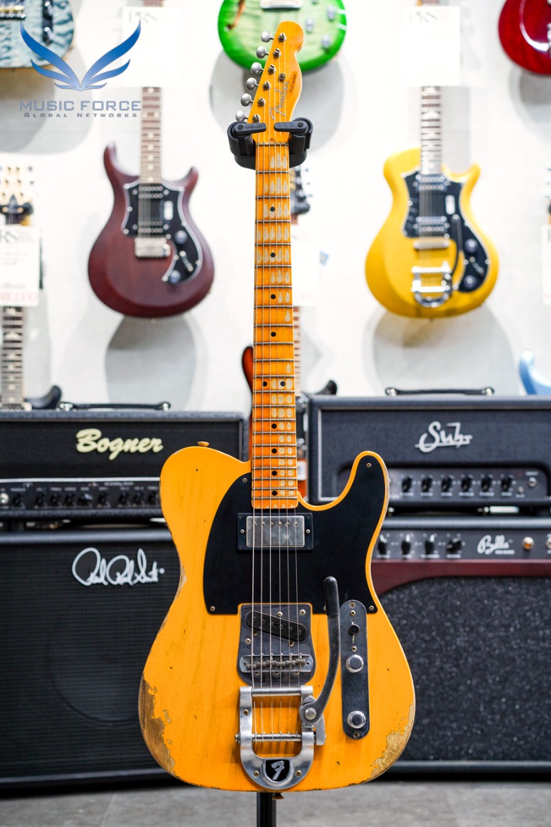 Fender Custom Shop Limited Edition 1950&#039;s Vibra Telecaster Heavy Relic-Aged Butterscotch Blonde (신품) - CZ561400
