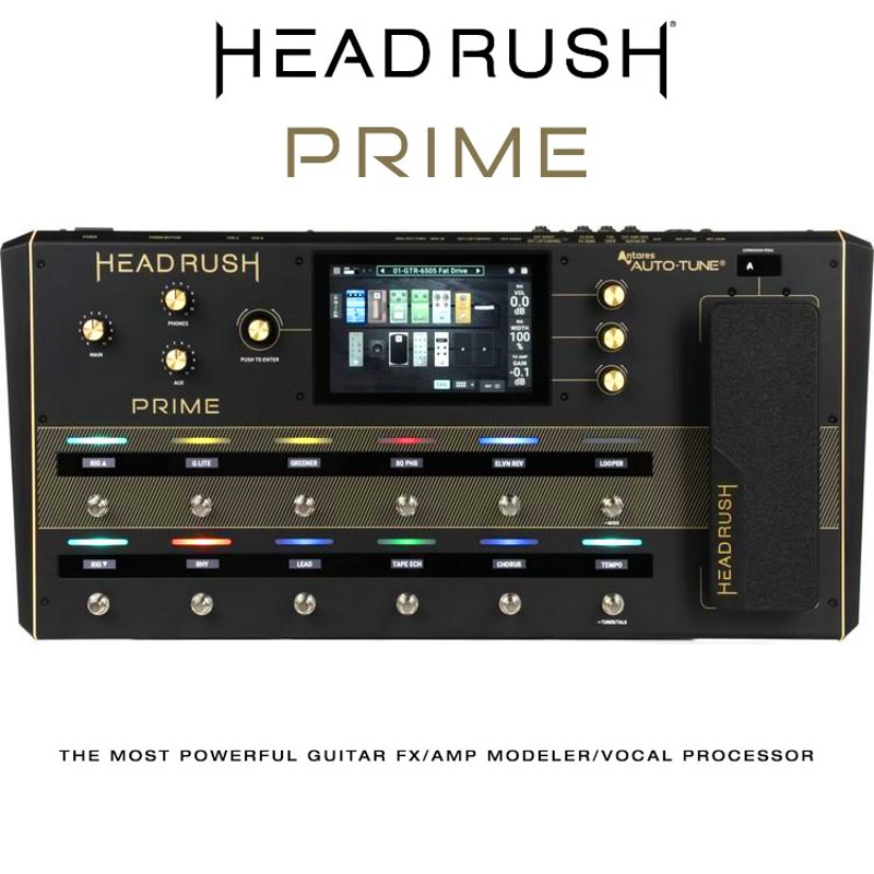[공식대리점/매장실재고보유/당일발송가능!!] Headrush Prime Guitar &amp; Vocal Multi Effects Pedal 헤드러쉬 프라임 멀티 이펙터