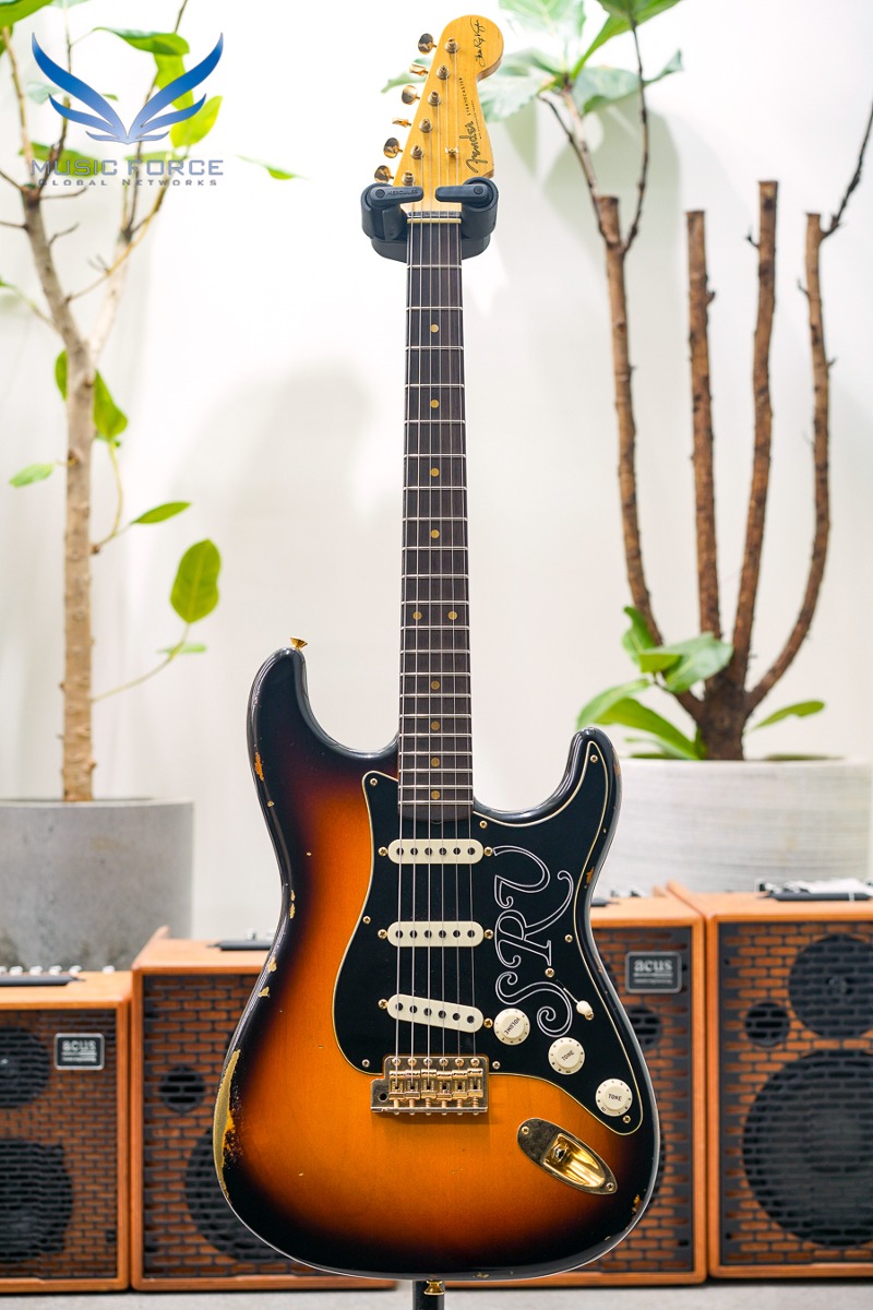[2024 새봄맞이세일! (~4/30까지)] Fender Custom Shop SRV Signature Strat Relic-Faded 3 Tone Sunburst (2021년산/신품) - CZ548687