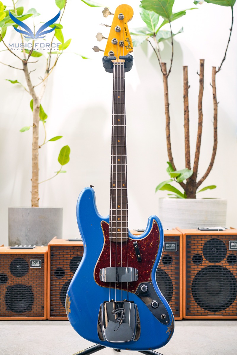 [2024 새봄맞이세일! (~4/30까지)] Fender Custom Shop Limited Edition 1960 Jazz Bass Relic-Aged Lake Placid Blue (2022년산/신품) - CZ560348