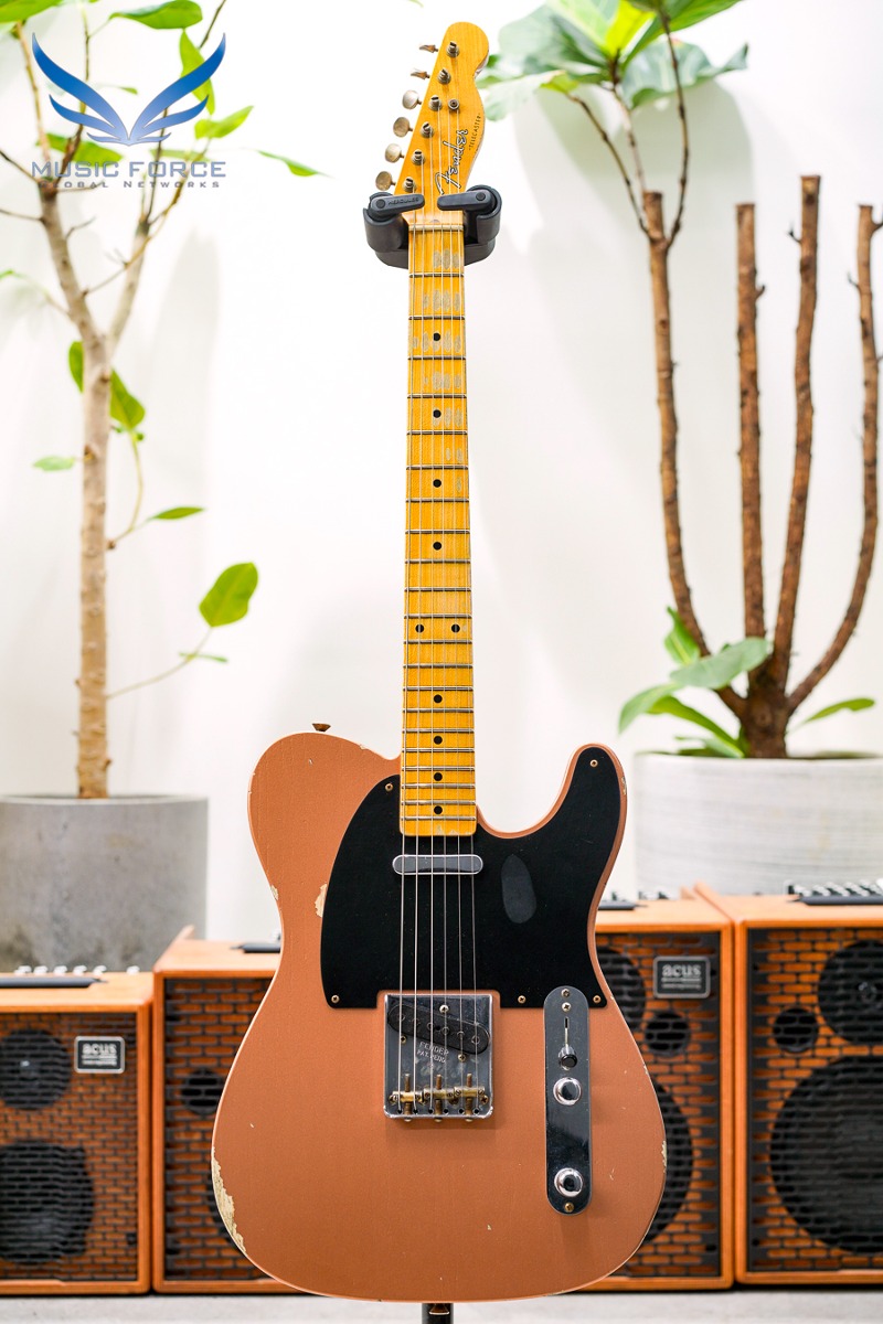 [2024 신년세일! (~3/31까지)] Fender Custom Shop 1950s Tele Relic-Copper w/1-Piece Ash Body (2021년산/신품)