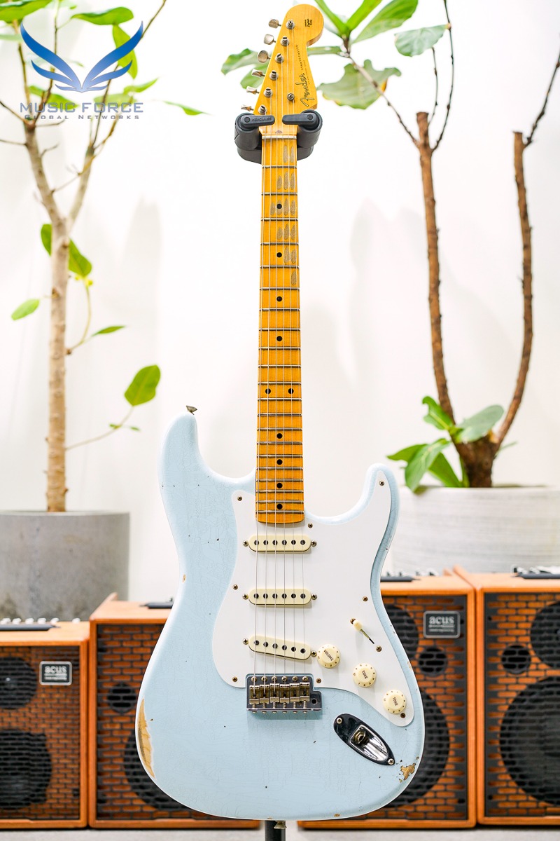 [2024 새봄맞이세일! (~4/30까지)] Fender Custom Shop Limited Edition 1956 Strat Relic-Faded Sonic Blue (2023년산/신품) - CZ571305