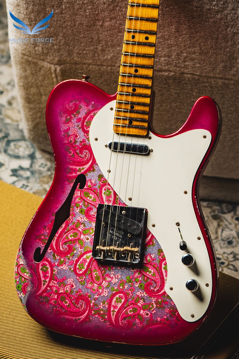 [2024 새봄맞이세일! (~4/30까지)] Fender Custom Shop Limited Edition 1950s Telecaster Thinline Relic-Pink Paisley (2023년산/신품) - R135213